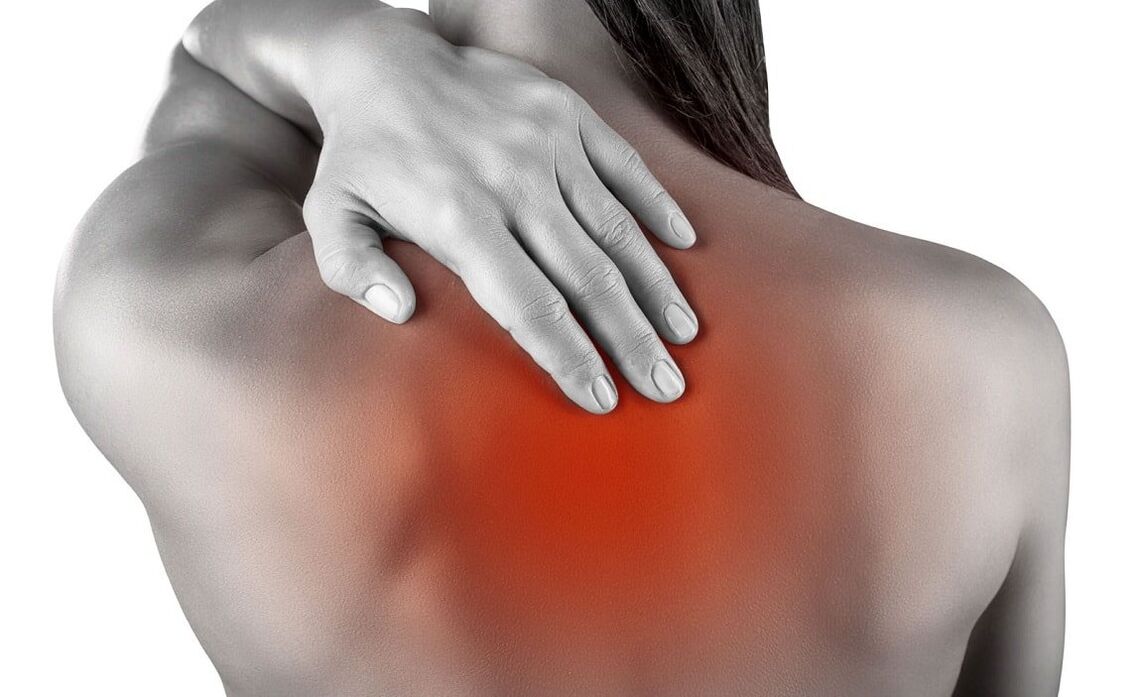 Localization of back pain is characteristic of osteochondrosis of the thoracic spine